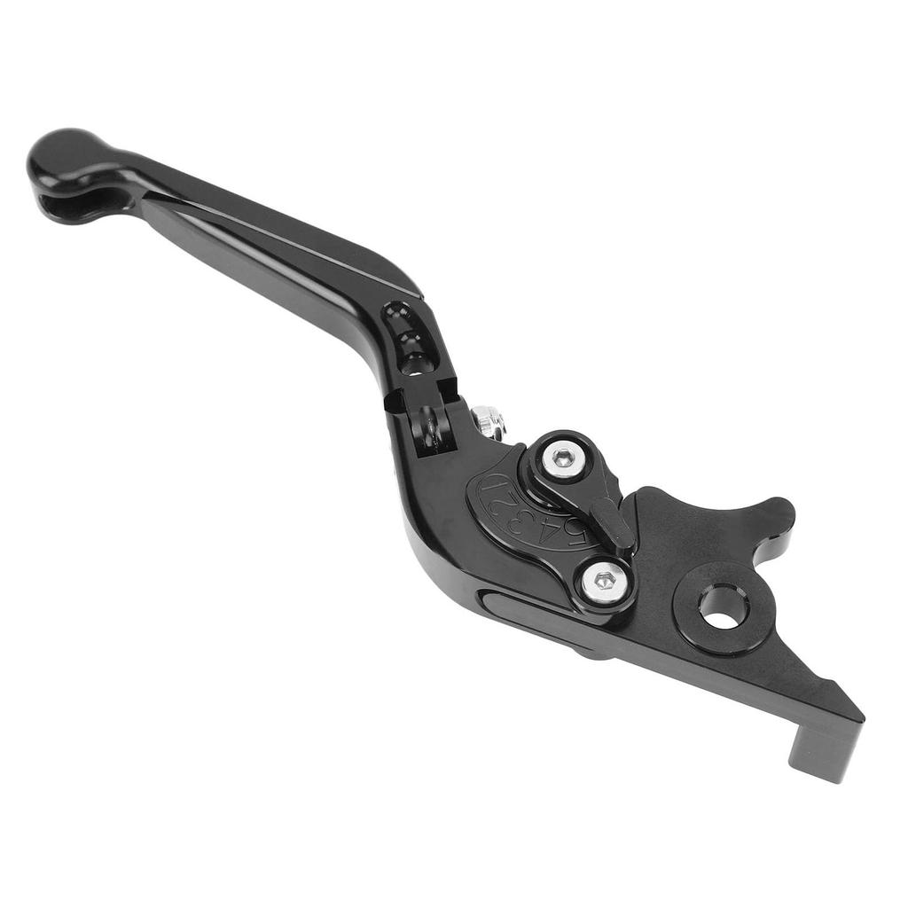 Folding Brake Handle, Anodized Finish T6063 CNC Aluminum Angle Adjustable Folding Brake Lever Rigid Shock Resistant DAX125 ST125 (Black)