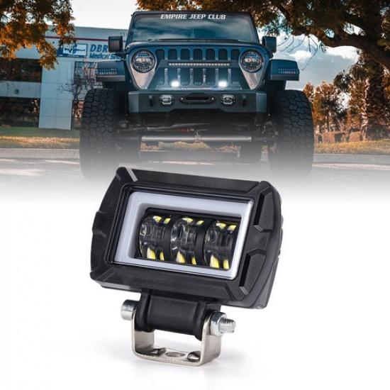 80W 3  Inch LED Cube Work Light Pod for Truck Off-Road ATV UTV Driving DRL Lamp