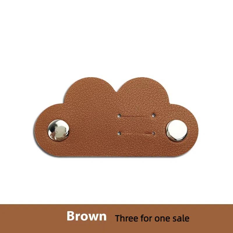 3Pcs Cord Organizer Charger Cable Protector Clips Heart Leather Cable Winder Earphone Accessories Cord Holder Cable Management