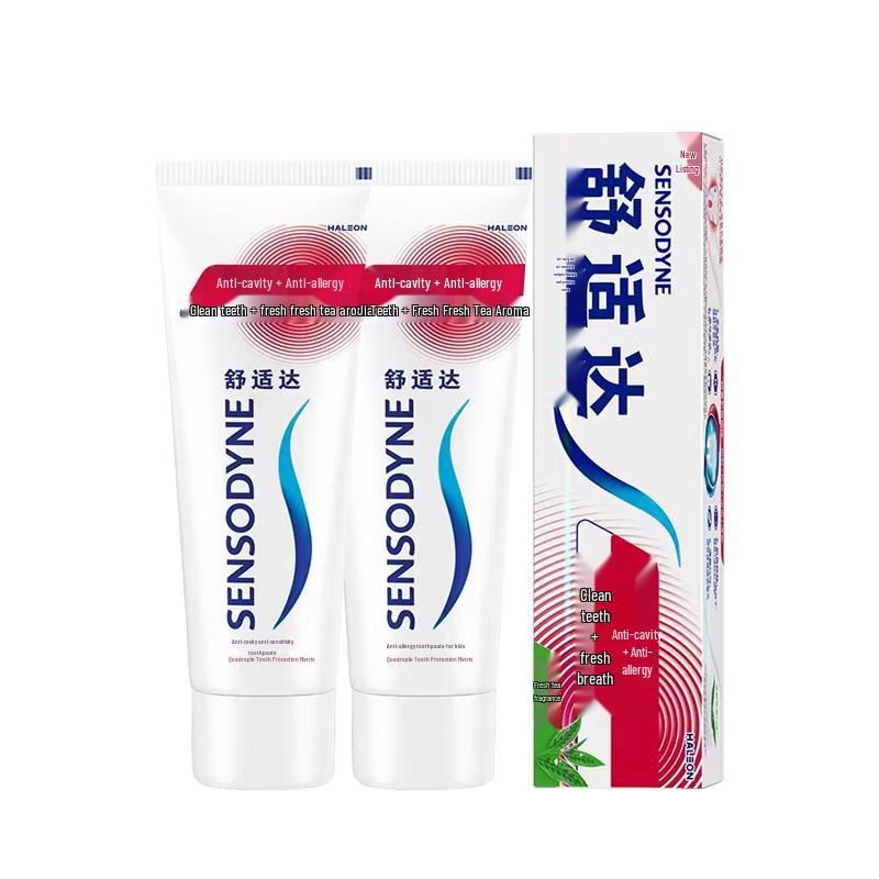 Sensodyne Anti-Cavity & Sensitivity Fresh Tea Toothpaste