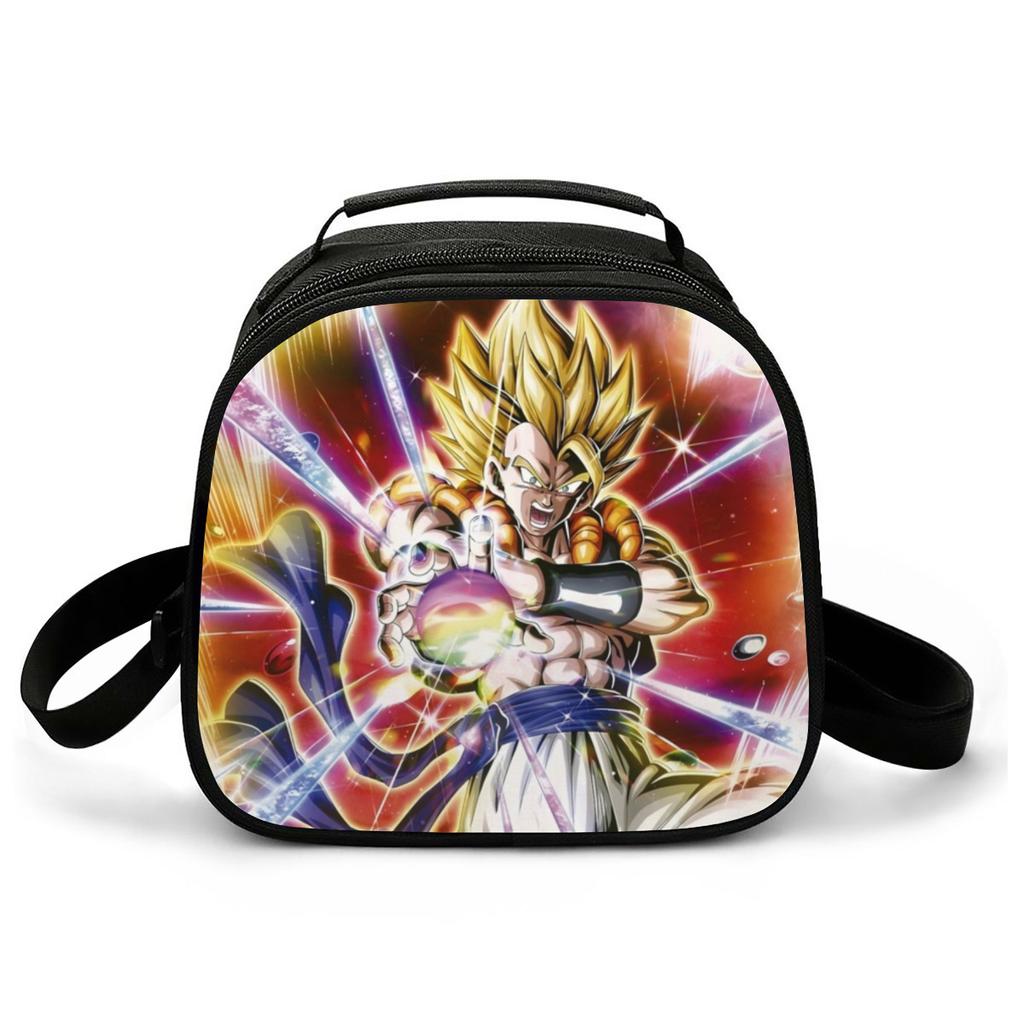 Cartoon Animation Lunch Box Bag Student Fully Printed Lunch Bag Wear-Resistant And Convenient Portable Picnic Bag