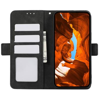 ABEEL For Samsung Galaxy A26 5G Case PU Leather Folio Stand View RFID Blocking Phone Cover