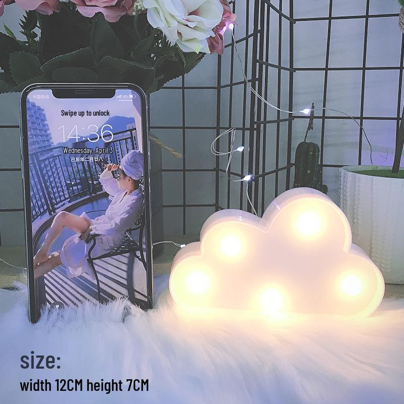 Korean Hot Selling LED Flamingo & Cactus Tabletop Night Light for Christmas Decoration