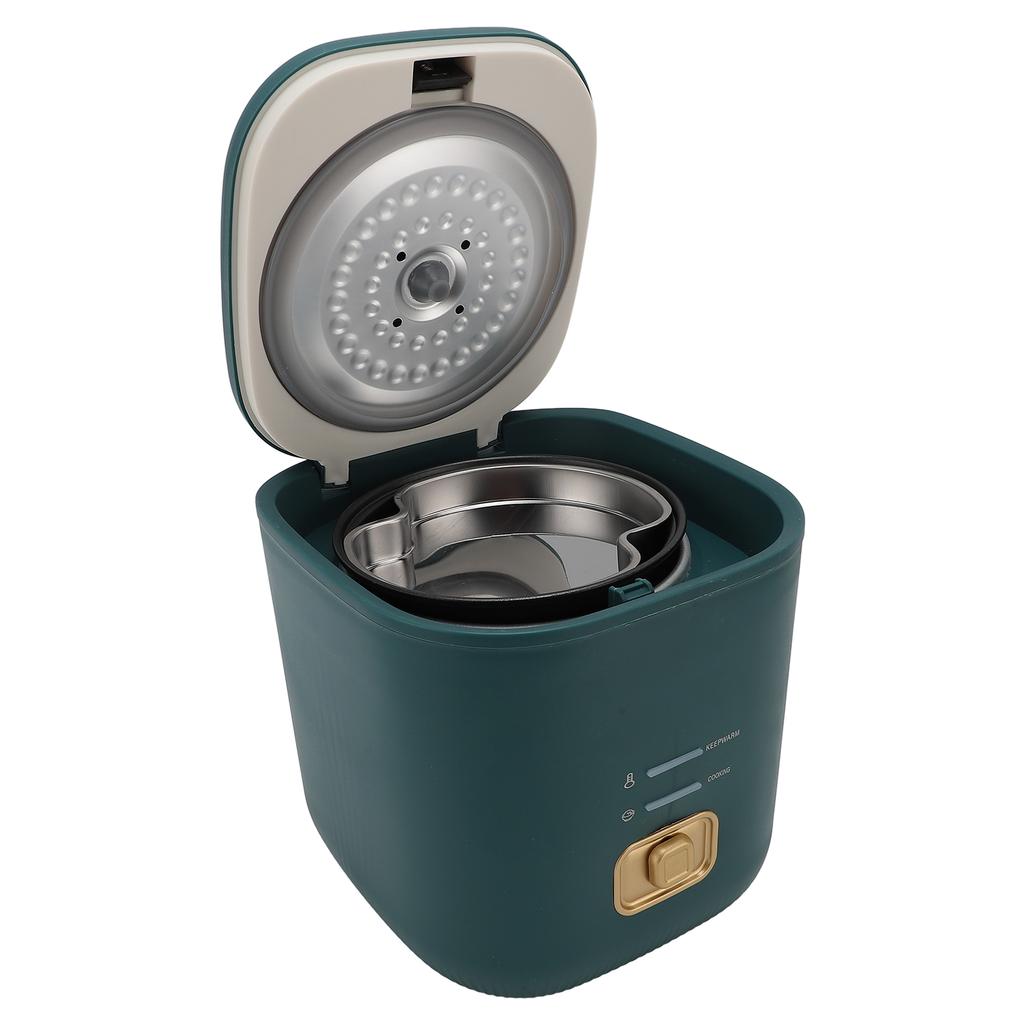 Rice Cooker One Button 1.2L Portable Rice Cooker With Keep Warm Function Anti Stick Pot for 1 to 2 People Use