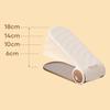 2pcs Anti-slip Double Layer Shoe Rack Adjustable Shoes Storage Rack 4-Speed Shoe Stack  Living Room