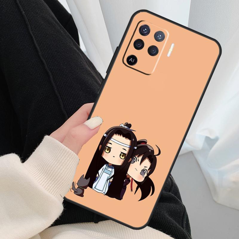 The Untamed Lan Zhan Wei Ying Case For Oppo A17 A57 A77 A40 A78 A54 A74 A94 A76 A16 A96 A18 A60 A80 A38 A58 A98 A15 A5 Pro