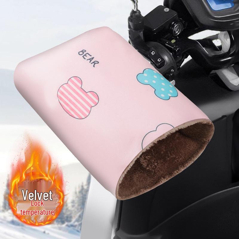 

Winter-Proof Electric Handlebar Covers: Waterproof, Fleece-Lined Gloves for Cars, Motorcycles, and Bicycles