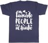 My Favourite People Call me Auntie Unisexs Ladies TShirt Tee