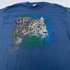 Vintage 90er LEOPARD WORLD ISSUE T-Shirt XL Natur Jaguar Wildkatze