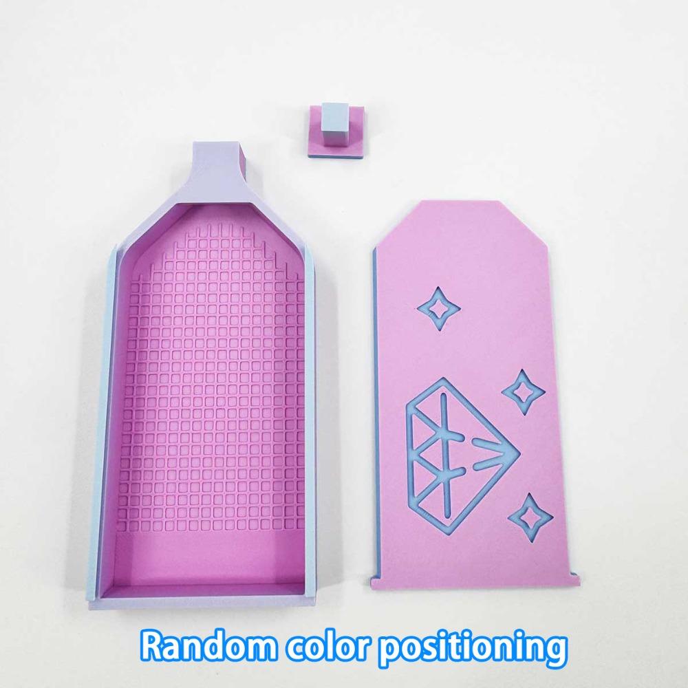 Multi-Color Diamond Painting Tray Kits DIY Craft Art Dot Drill Tray  for Nail Art