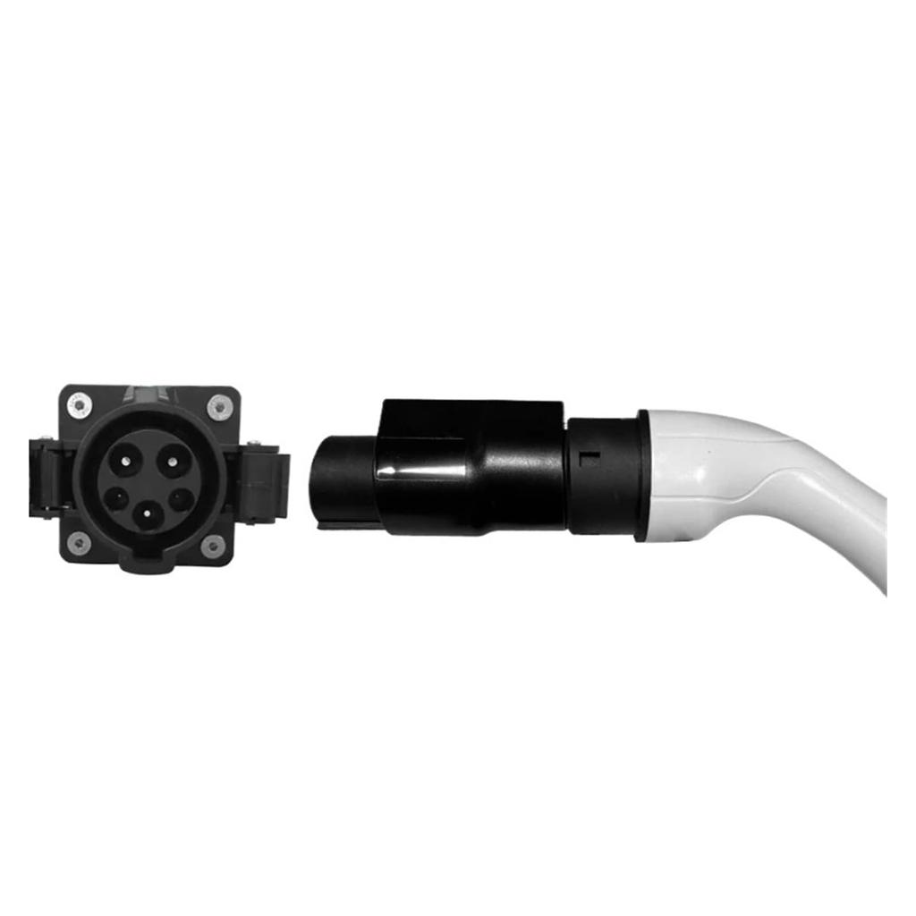 Type 2 To Type 1 J1772 EV Cable Adapter Hybrid Car Plug Compatible with Nissan Mitsubishi Tesla