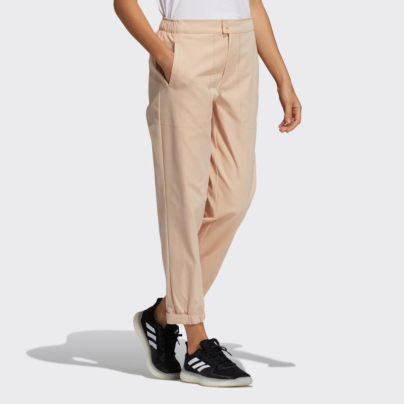 Adidas Str W PT Comf Solid Color Sports Casual Long Pants Women Bottoms Khaki H07385