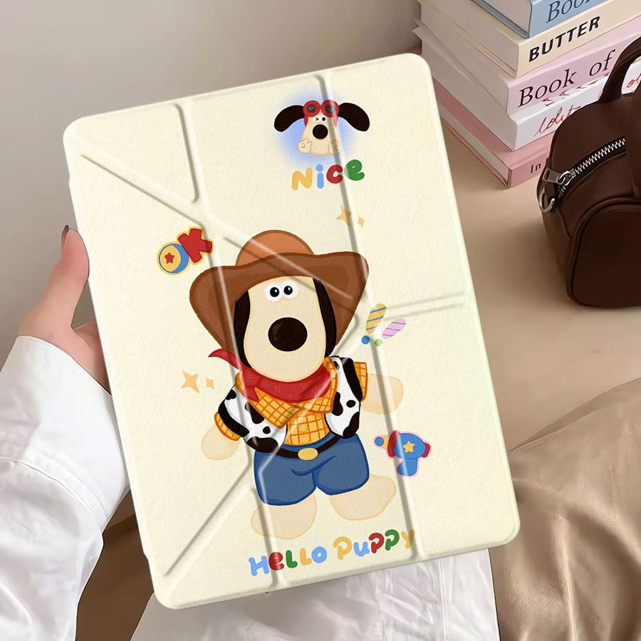 Holder Cover Tablet Case For iPad Mini 6 7 Pro 2025 Pro 11th 10th 9th 8th 7th 12.9inch Air 4 5 M3 M2 1 2 M4 11inch Cute Funny