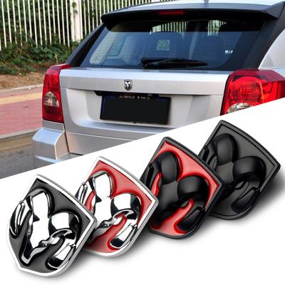 Wysokiej klasy Fajny Design 3D Metalowe Naklejki z Odznaką Logo Samochodu Dekoracja Nadwozia Naklejka Do Dodge Durango Caliber Dakota Neon SXT Nitro Ram Dart