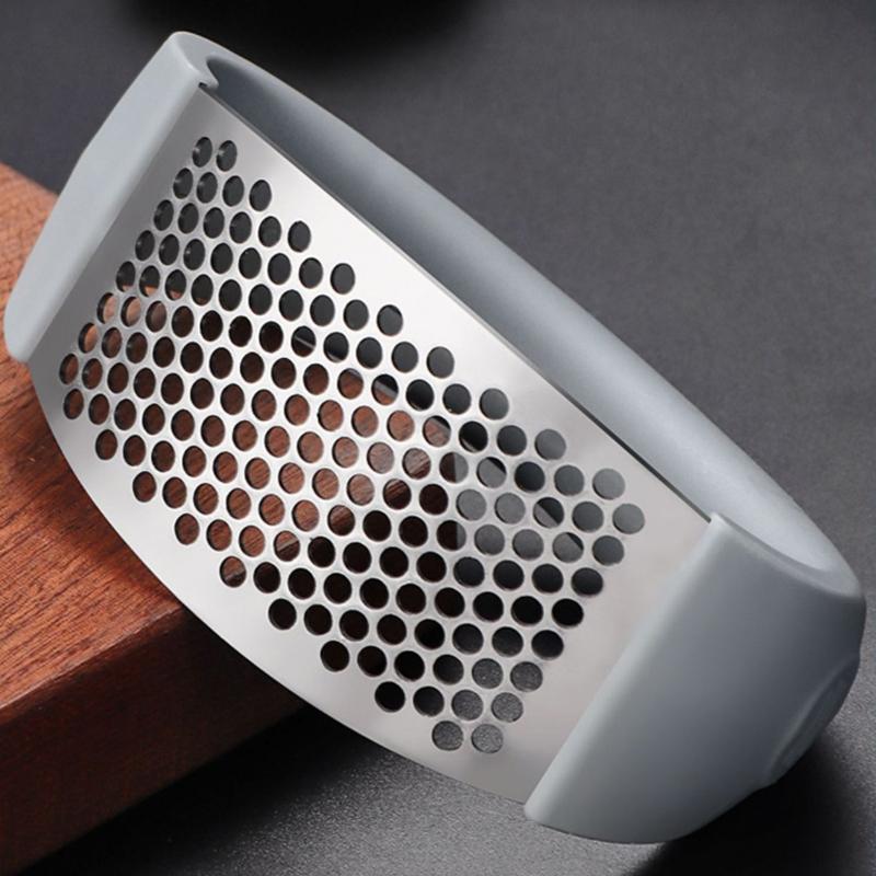 Stainless Steel Garlic Press Squeezer Manual Garlic Ginger Rocker Crusher Garlic Cutting Mince Tools Kitchen Gadgets