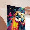 2 pieces - Gamepad - Printed curtain - Polyester material - suitable for bedroom, living room, study, private space