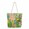 Flower Bird Print Thick Rope Single-shoulder Beach Bag 7272 KTB