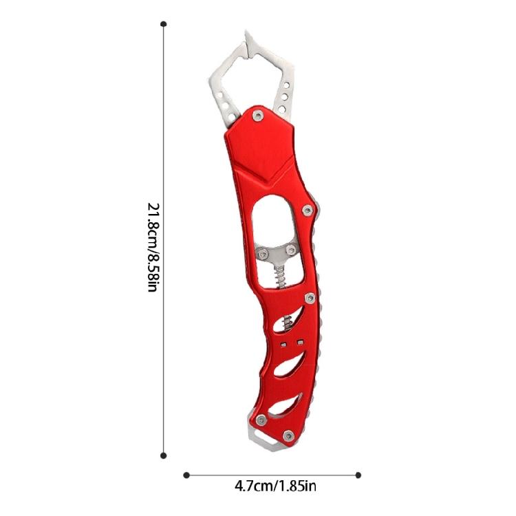Portable Fish Control Clamps Fishing Pliers Nonslip Handle Metal Fishing Pliers Fishes Lip Gripper Control Tool