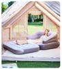 Thickened Flocking Double Inflatable Sofa Bed with Multifunctional Pad