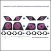 Jaguar XFL/XJL Colorful Ambient Light Speaker Cover for Car Interior