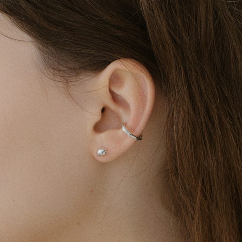 

NORMALLEE [Silver 925] Gemble Earrings Silver