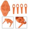 Brand New Mowing Cutter Head With Plastic Blade Orange Trimmer Head Blades Garden Power Tool Lawn Mower Accessories
