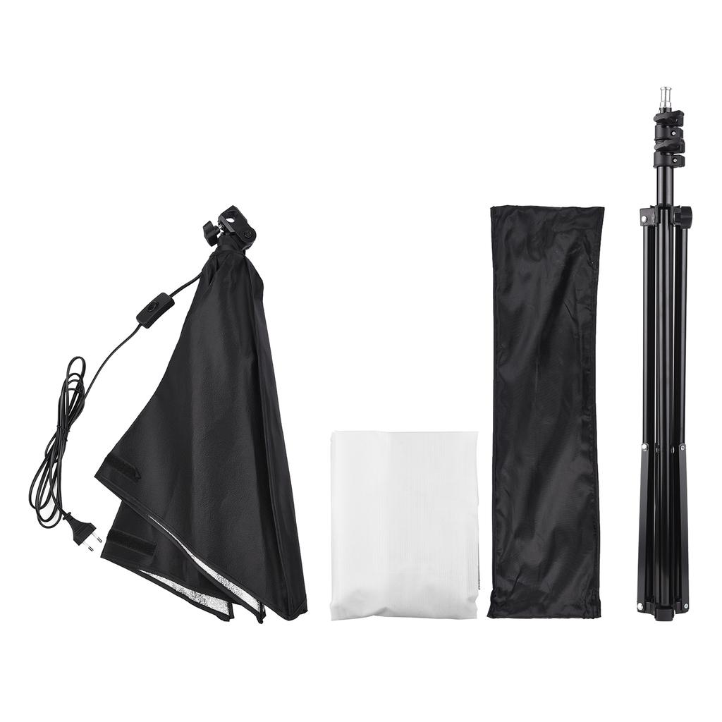 Studio Photography Softbox Kit with 50x70cm Softbox * 1 + 2M Metal Tripod Stand * 1 for Live Streaming Portrait Product