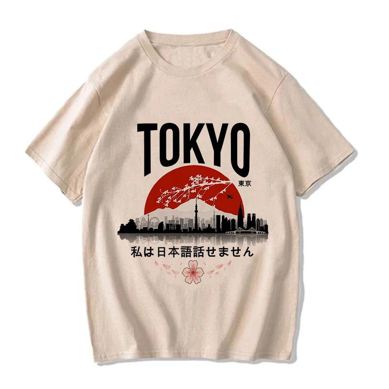 Damen Herren Gothic Mange T-Shirt Tokyo Y2k T-Shirt 2000er Lustiges Grafik-T-Shirt Hip Hop Streetwear Koreanischer Stil Kleidung Oberteile Femme