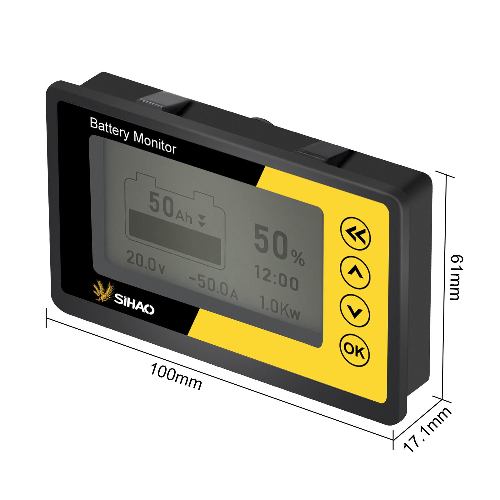 

SIHAO Digital Coulomb Table 500A Measure Current Voltage Power Battery Pack for Emergency Power Supply