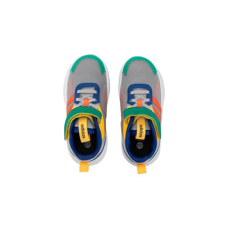 Adidas Neo Ozelle Slip Resistant Shock Absorbers With Abrasion Resistant Properties Low Top Running Shoes Gray Kids' Sneakers H03805