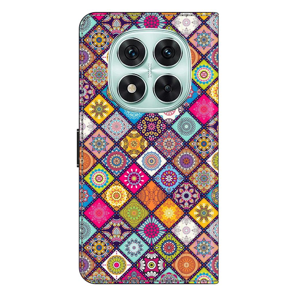 For Xiaomi Redmi Note 14 Pro 5G Case with Card Slot Pattern Printed TPU+PU Leather Flip Phone Cover