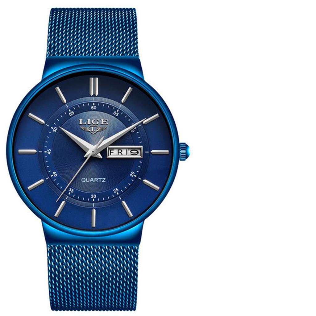 Men's Waterproof Luminous Running Alarm Clock Watch