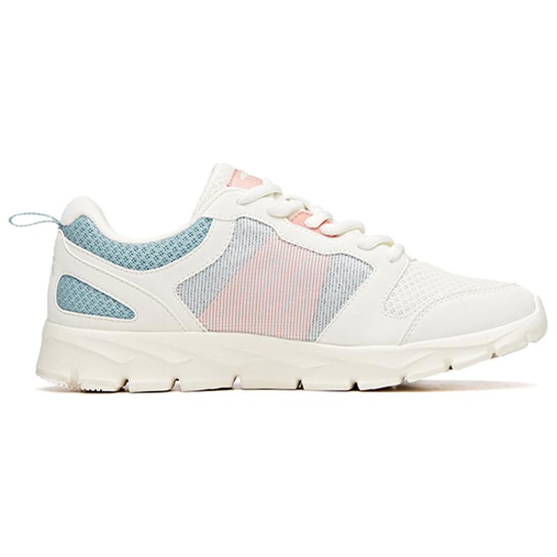 Anta Anti-Slip And Wear-Resistant Lightweight Low-Top Casual Running Shoes Women's White Cyan Sneakers 92625512-23