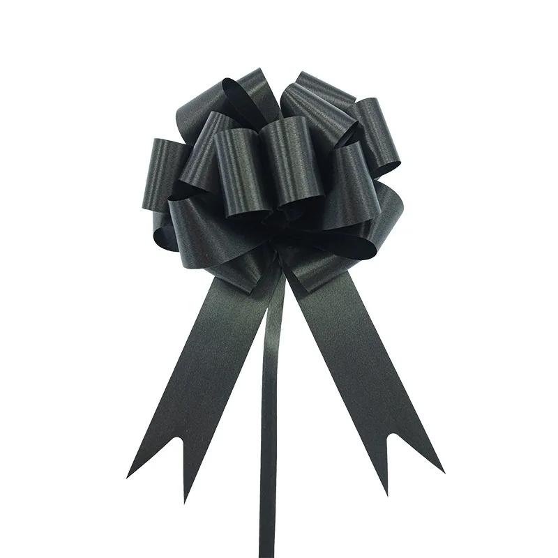 30pcs Christmas Garland Flower Ribbon Holiday Wedding Party Gift Box Packaging Ribbon Stereoscopic Spherical Hand Pulled Flower