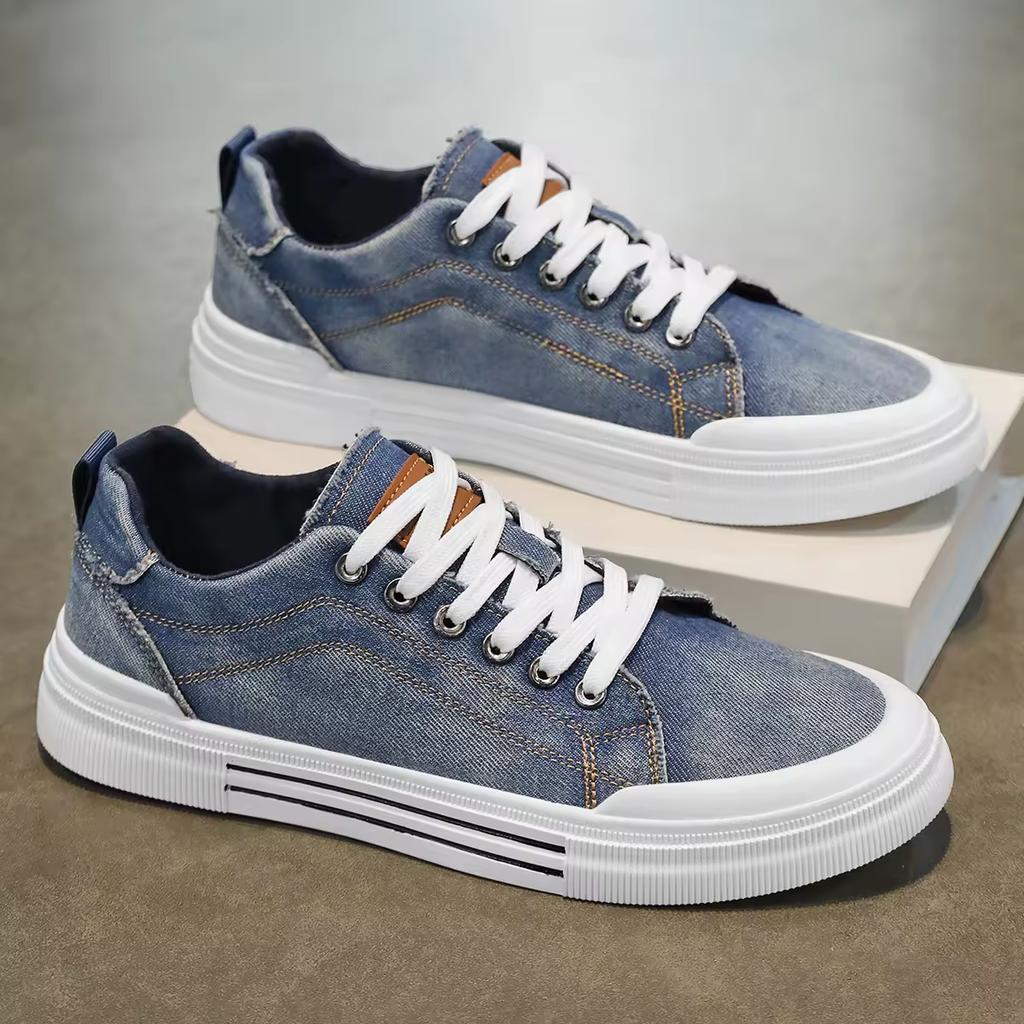 Men's Casual Sports Shoes Board Shoes Canvas Shoes Commuter Shoes Denim
