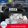 TUJWO1 Hot 2025 1pcs Mercedes Benz Emblem Star Bonnet Car Hood Front Logo for Mercedes Benz W202 W203 W204 W208 W210 W220 W221