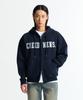 Creedmens Creedmens Big Logo 2-Way Zip-Up Hoodie (Navy)