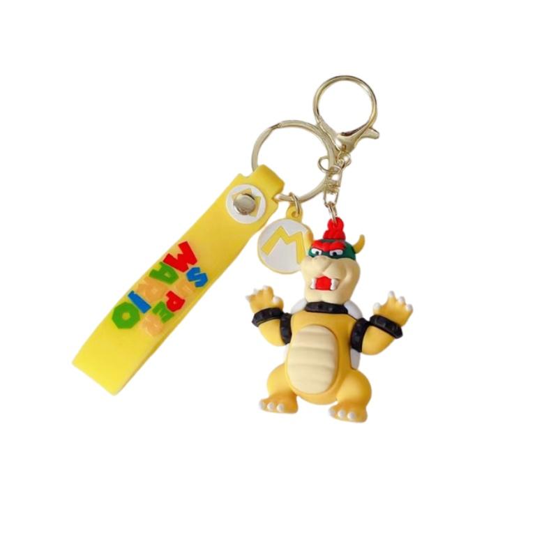 Princess Peach Keychain Super Mario Bros Nintendo Pendant Bag Charm