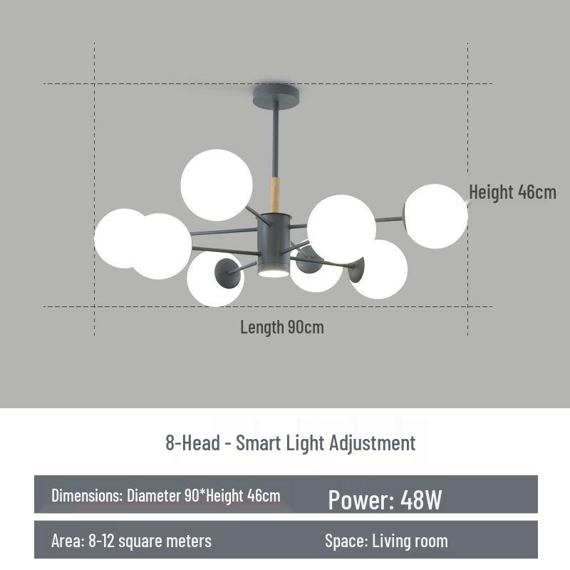 Modern Minimalist Smart Pendant Light Magic Bean Design for Living Room - Mijia Lighting Fixture Package