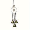 1pc Witch Bell Doorknob Hanging Decorative Wicker Wind Chime Home Decoration