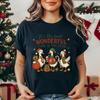 Women's Shirt It’s The Most Wonderful Time of The Year T Shirts Gingerbread Christmas Tee Festive Holiday Shirt Cookie Lover Top