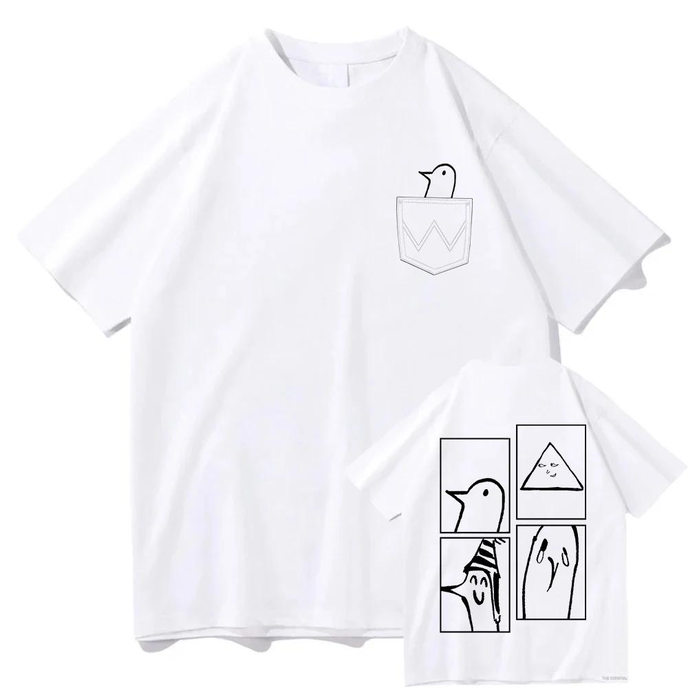 2025 New Casual Short Sleeve T-Shir Print Cotton Regular Fit Round Neck Breathable Loose Unisex Tee Men Women Clothing Anime