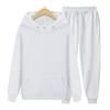 Fashion Solid Color Sports Casual Pullover Hoodie Fleece Men's Hooded Two-piece Set