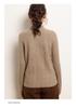 Women's Elegant Cashmere Sweater - Hollow Air Design, Loose Fit, Slimming, High-End Feel