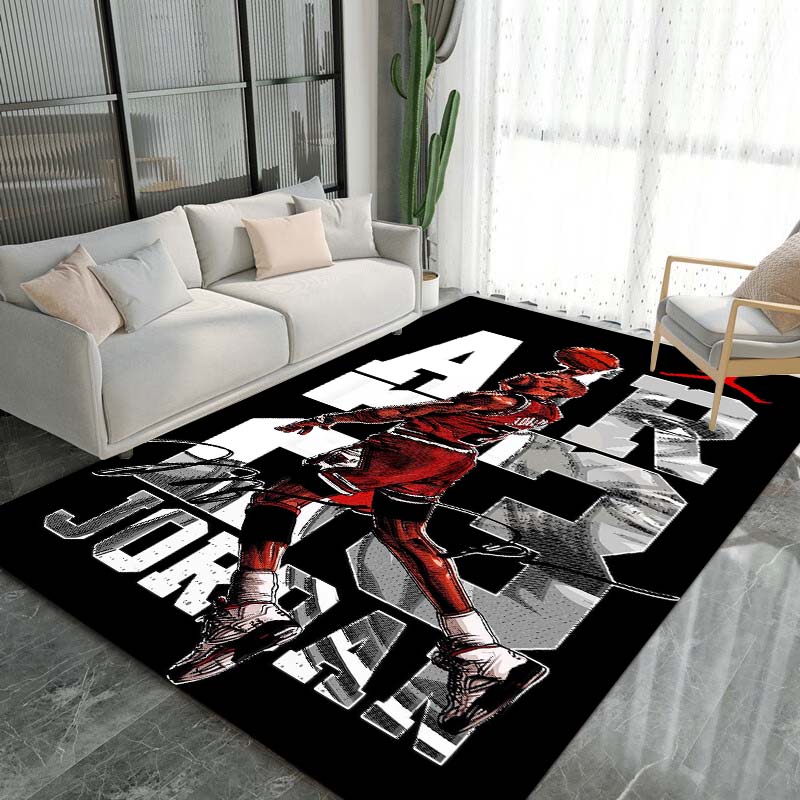 Nine Styles of High-definition Basketball Rugs, Suitable for Living Room, Bedroom Home Decoration, and Children's Gifts.