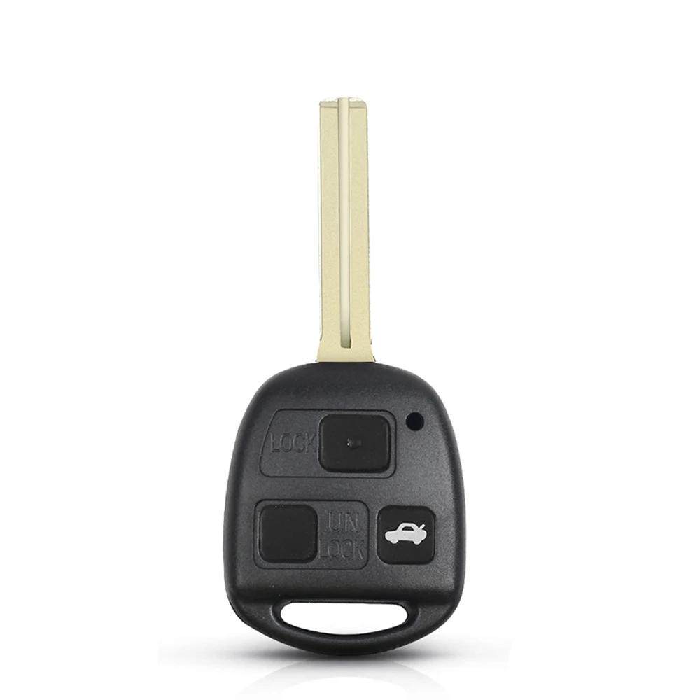 KEYYOU 2/3 Button Modified Flip Car Key Shell Case For Lexus Es Rx Is Lx Gs IS200 RX300 ES300 LS400 GX460 For Toyota Uncut TOY48