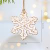 Christmas Resin Ornaments Set With Snowflake Star Heart For Holiday Decor