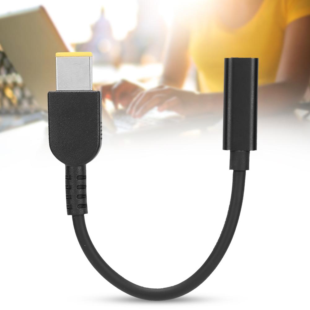 TypeC Female To DC Adapter for Lenovo Power Line Square Port 11 X 5.0mm Male Cable 17cm