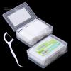 Puntos 50Pcs Dental Floss Flosser Pick Toothpicks Stick Oral Care Teeth Cleaning