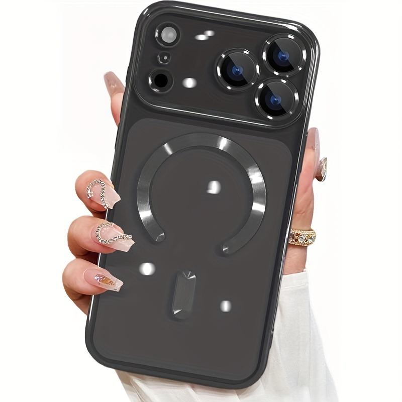 

For Plating Clear Phone Case For For Iphone 17 16 1 14 13 Pro Max 17Pro Magnetic Shockproof Lens Protection Back Cover iPhone 13